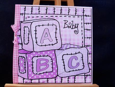 Baby Blocks Fan Pyramage Topper by Pauline Worthington