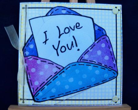 Patchwork Letter Fan Pyramage Topper by Pauline Worthington