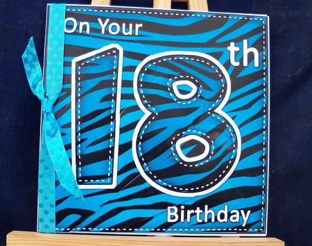 Fun Zebra Striped 16th Birthday Fan Pyramage Topper by Pauline Worthington