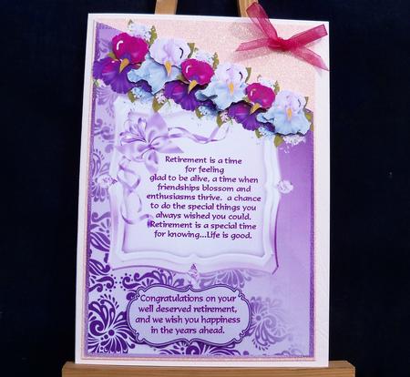 Retirement Iris by Pauline Worthington