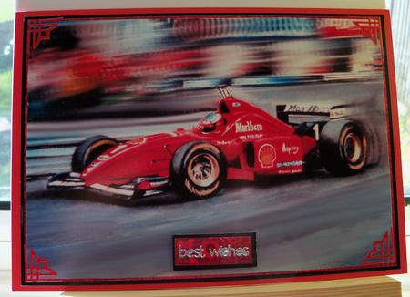 Schumacher F1 Monaco Winner. by Pauline Worthington