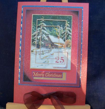 Vintage Christmas Tunnell Card by Pauline Worthington