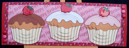 Cupcakes Large Dl Multipyramid by Pauline Worthington