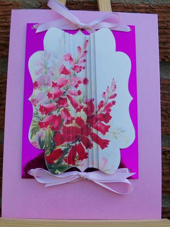 Foxgloves Bracket Side Stacker by Pauline Worthington