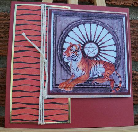 Wild Animals in Pyramid Square and Round by Pauline Worthington