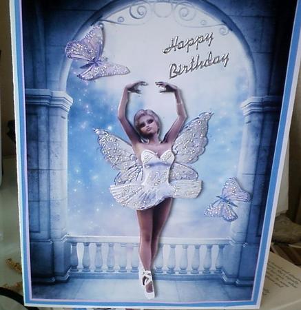 Ballerina Fairy in Blue Step by Step by Pearl North