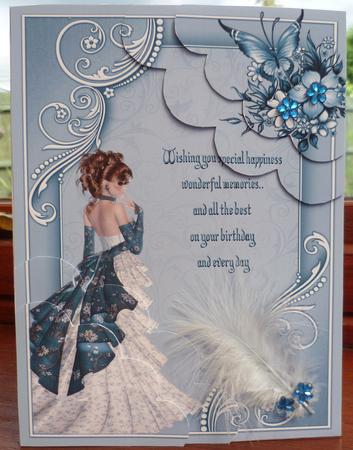 Birthday Wishes and Poem with Duo Corner Stacker by Pearl North