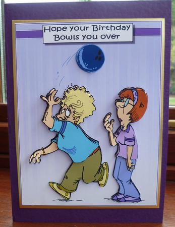 Hope Your Bithday Bowls You Over by Pearl North