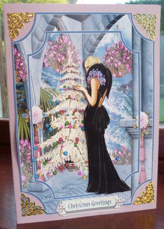 Christmas Deco Elegance Topper by Pearl North
