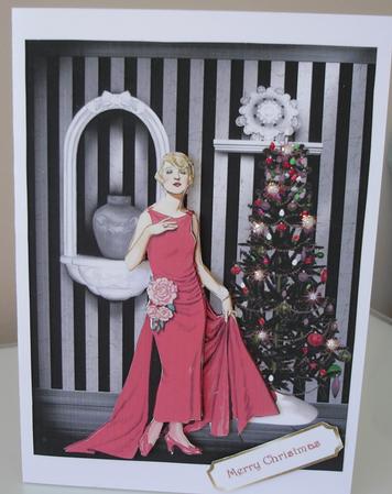 Deco Christmas Quick Card by Pearl North