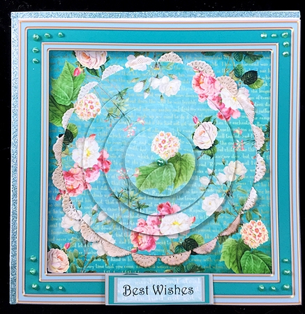 Floral Rococo in Turquoise Mini Kit by Peggy Stogdill