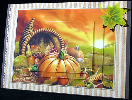 Thanksgiving Cornucopia  Pyramid by Peggy Stogdill