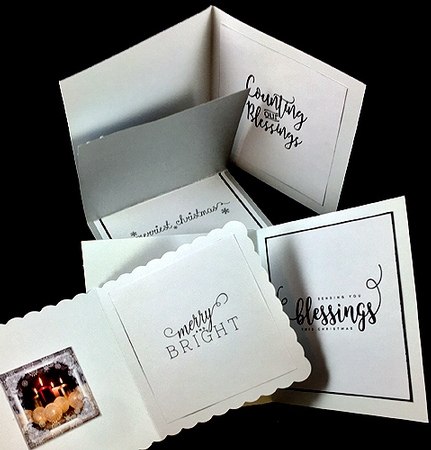 20 Word Art Christmas 8x8 Inserts Bumper Kit by Peggy Stogdill