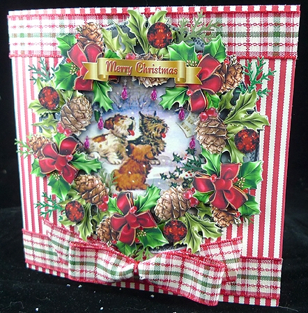 Christmas Plate card 5 by Peggy Stogdill