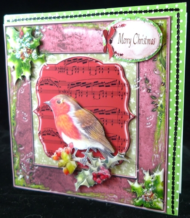 Christmas Robin 3 by Peggy Stogdill