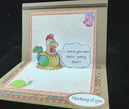 Chicken pop-up kit by Peggy Stogdill