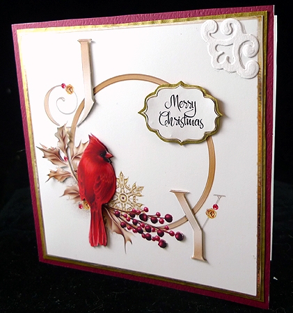 Christmas Wreath 7 by Peggy Stogdill