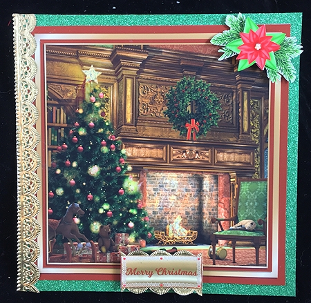 CHRISTMAS OLD FASHIONED ROOM by Peggy Stogdill