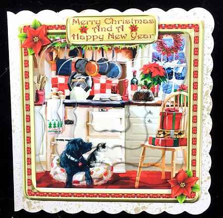 JJ THE CHRISTMAS KITCHEN 5X5 PYRAMID by Peggy Stogdill