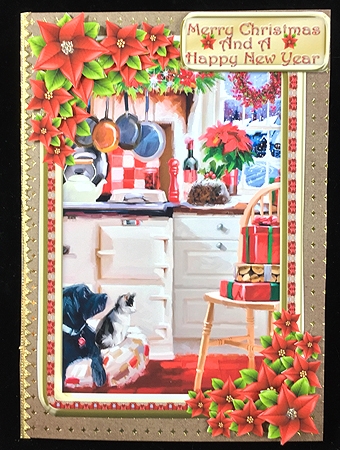JJ THE CHRISTMAS KITCHEN 5X7 by Peggy Stogdill
