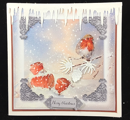 Robin Christmas 3 by Peggy Stogdill