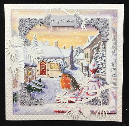 Robin Christmas 5 by Peggy Stogdill