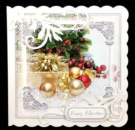 Modern Christmas 12 by Peggy Stogdill