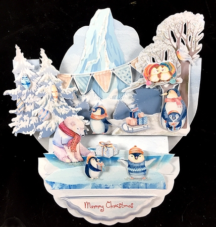 Winterfest #1  Rock the Shelf Card & Gift Bag Kit by Peggy Stogdill