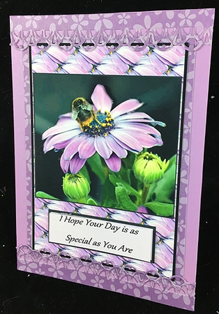 flowers and bees by Peggy Stogdill