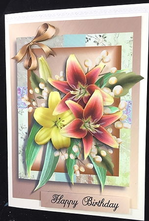 to brighten your day with lilies by Peggy Stogdill