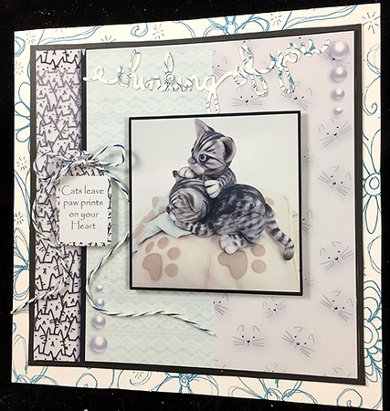 cats leave paw prints on your heart  by Peggy Stogdill