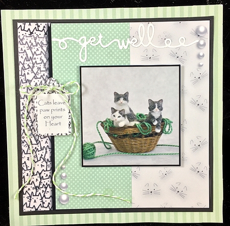 cats leave paw prints on your heart  by Peggy Stogdill