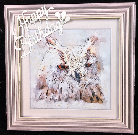 Bird 1 8x8 Card Front / Topper by Peggy Stogdill