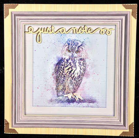 Bird 2  8x8 Card Front / Topper by Peggy Stogdill