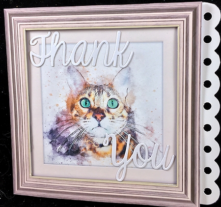 Cat 2 8x8 Card Front / Topper by Peggy Stogdill