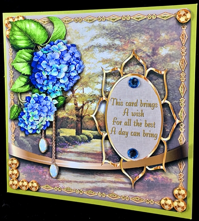 Floral Greeting 13 by Peggy Stogdill