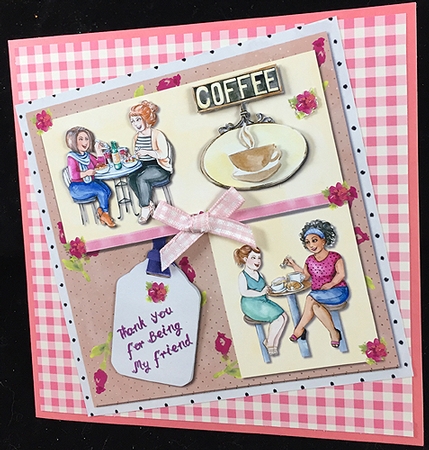 Thank You - Friend & Insert by Peggy Stogdill