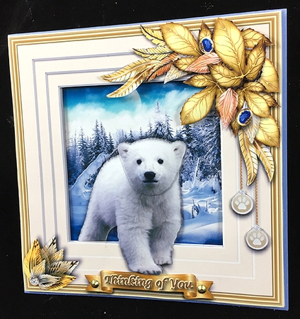 Animals Stepping Out - Polar Bear by Peggy Stogdill