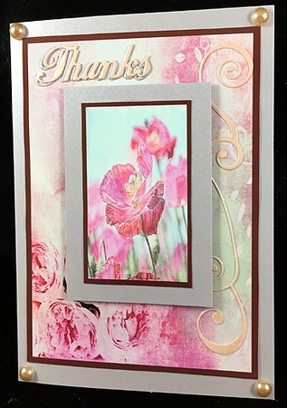 5 x 7 Card Topper 5 With Insert by Peggy Stogdill