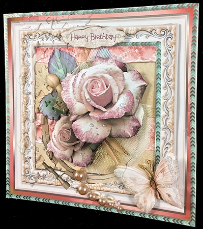 Rose 7x7 by Peggy Stogdill