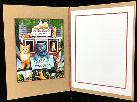 Cats Rule  Blank Insert by Peggy Stogdill