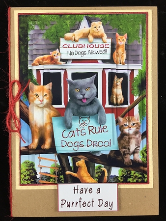 Cats Rule Pyramid by Peggy Stogdill
