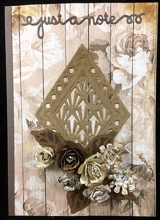 Rosewood Backing Paper 4 by Peggy Stogdill