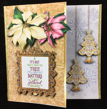 Jeweled Tree multicard O by Peggy Stogdill