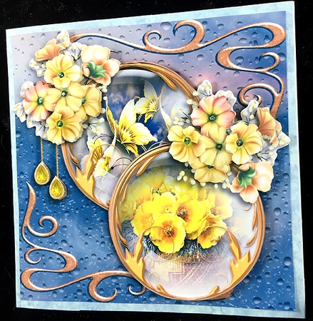 Floral Reflections 3 by Peggy Stogdill