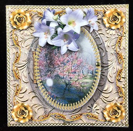 Edwardian Locket multicard 7 by Peggy Stogdill