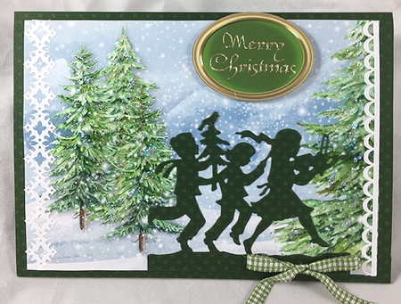 Fetching the Tree Background by Peggy Stogdill