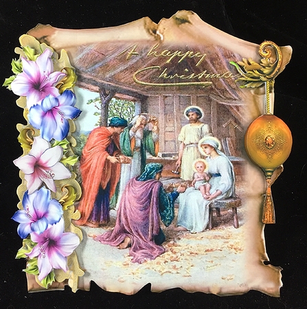 Seasonal Scrolls - 15 by Peggy Stogdill