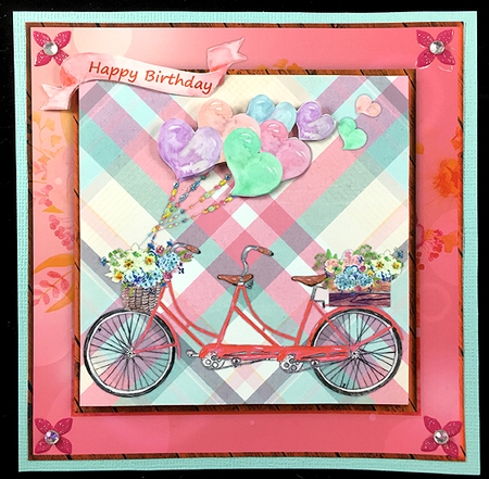 C152-MK-floral bike by Peggy Stogdill