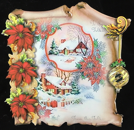 Seasonal Scrolls - 22 by Peggy Stogdill